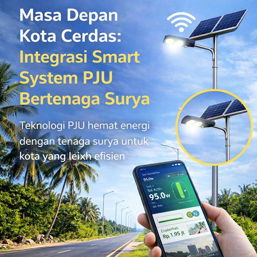 Integrasi Smart System PJU Tenaga Surya