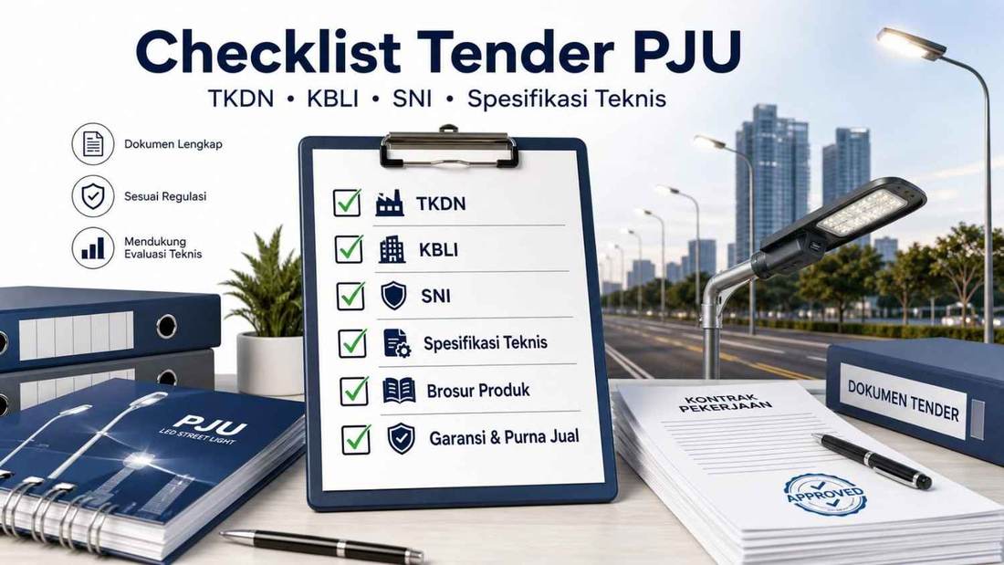 Spesifikasi Lampu PJU untuk Tender Pemerintah
