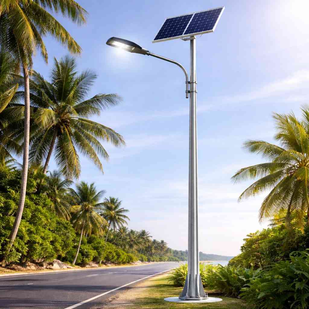 Tiang PJU Solar Cell